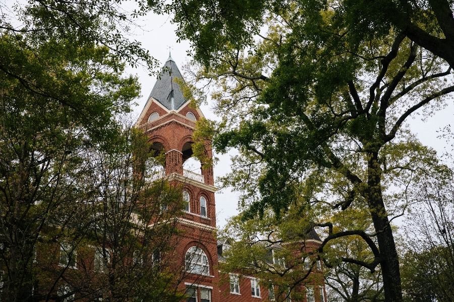 Agnes Scott College stonework arch way