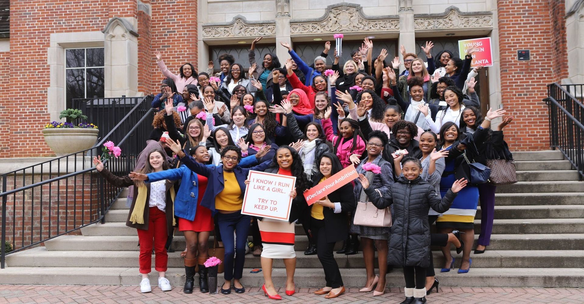 large group of students 