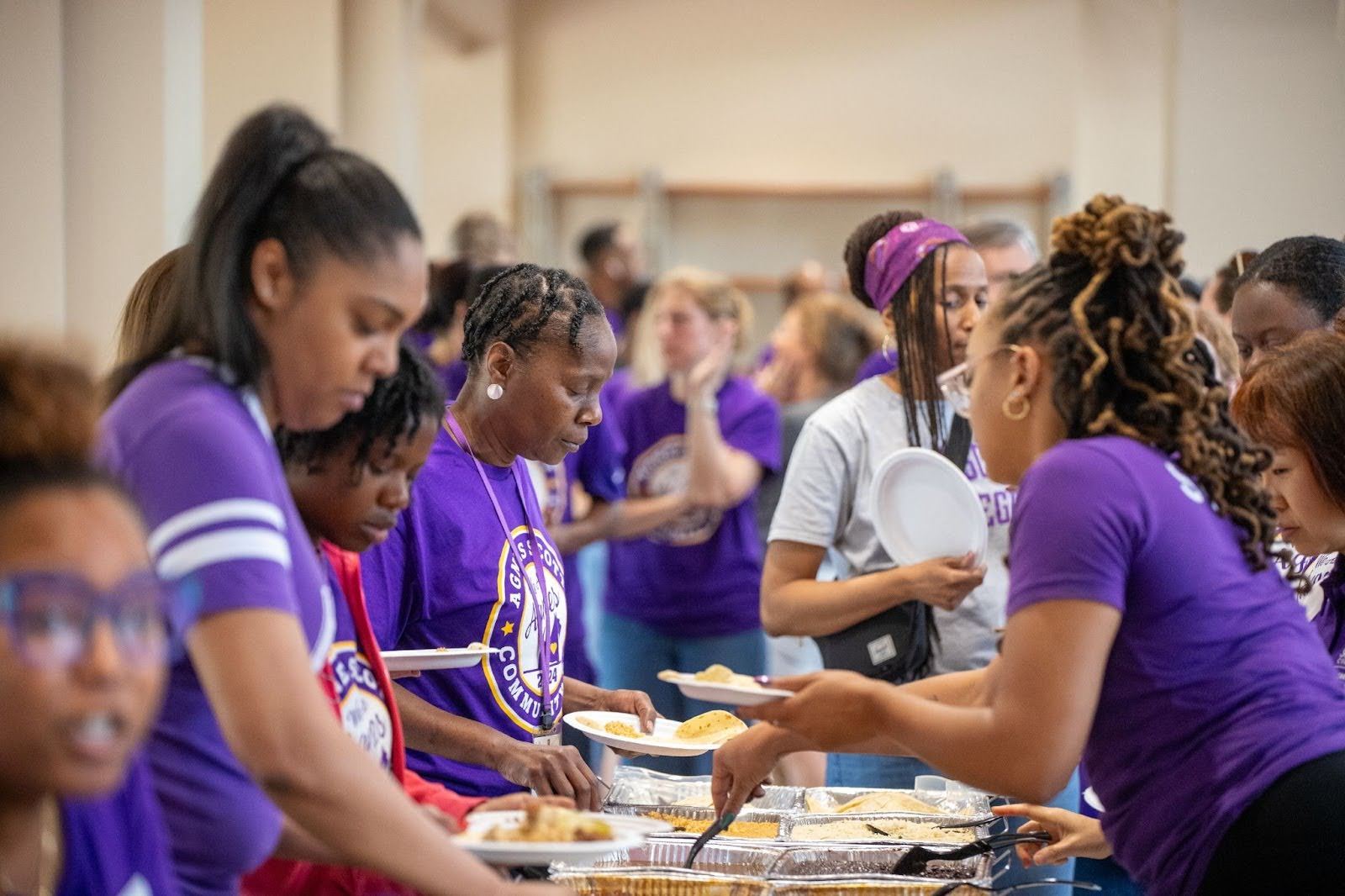 Community Day - 2024 - Serving Food