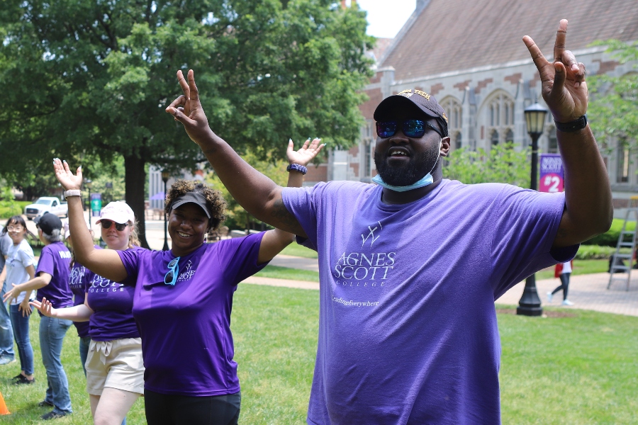 employees celebrating Community Day