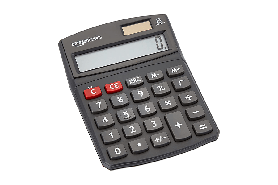 photo of calculator