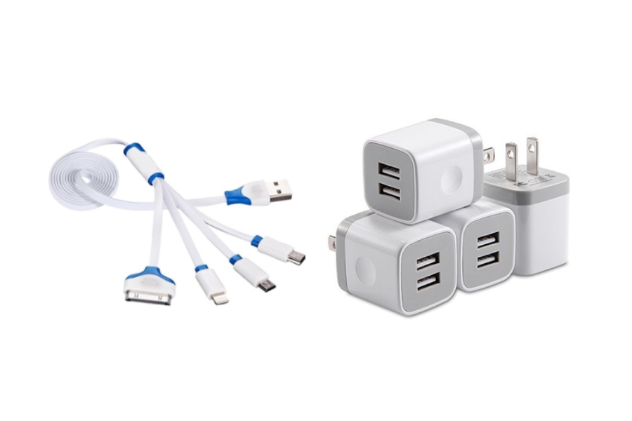 chargers and wall plugs