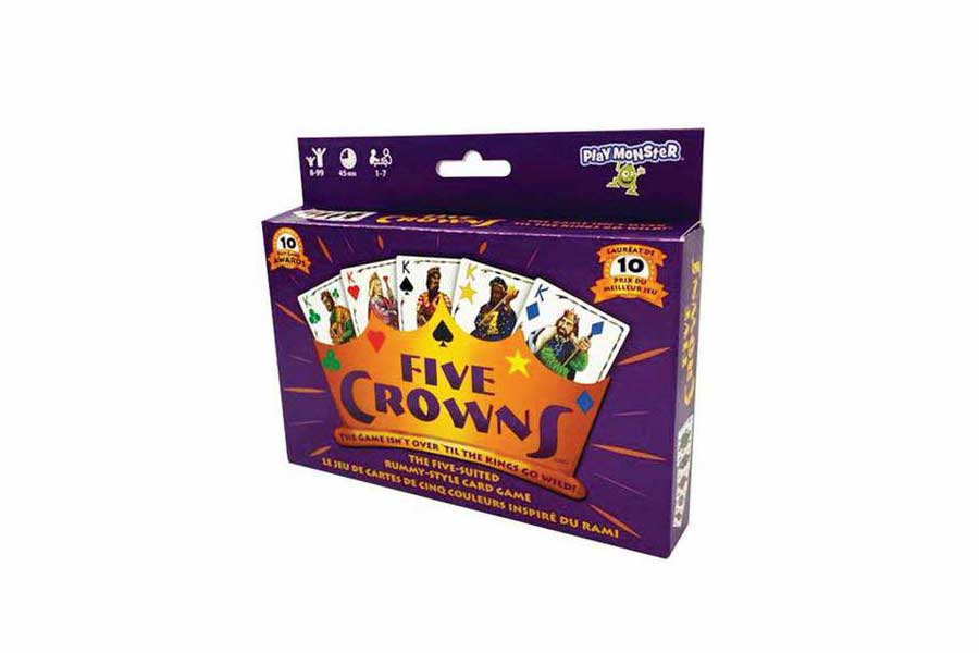 Five crowns game box