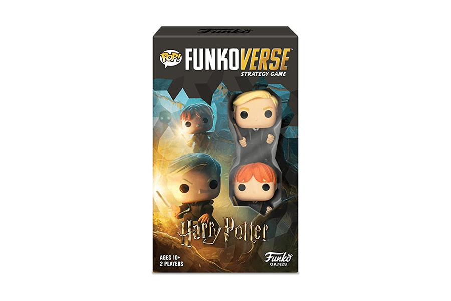 Funkoverse game box with two characters from Harry Potter