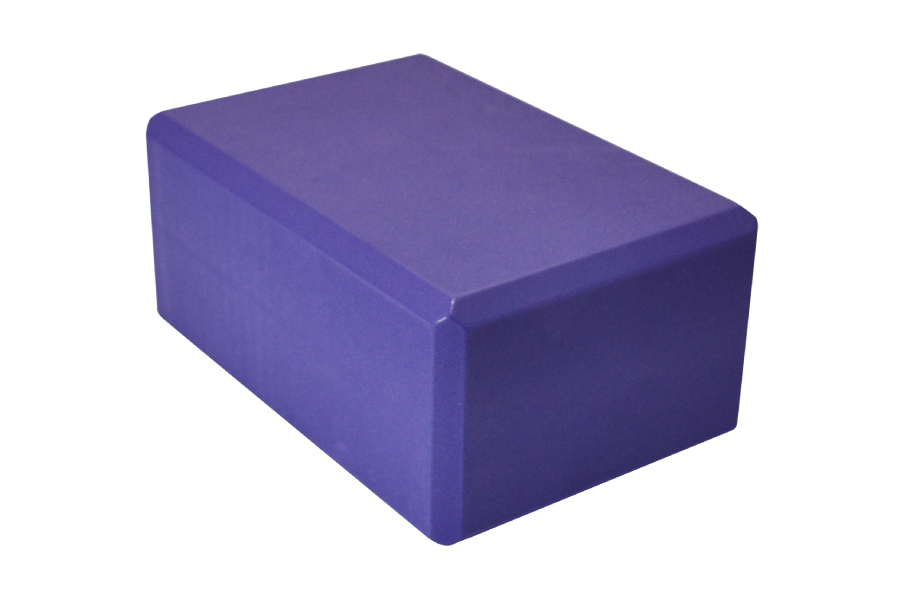 purple yoga block